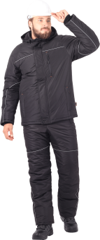 картинка Куртка утепленная  ДРАЙВ мужская цв. черный от магазина ПРОФИ+