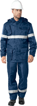 картинка Костюм для нефтяников летний ПЕТРОЛЕУМ мужской цв. темно-синий от магазина ПРОФИ+