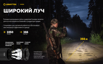картинка Тактический фонарь ARMYTEK VIKING от магазина ПРОФИ+
