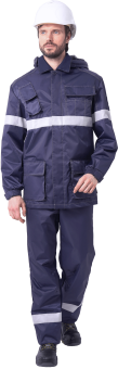 картинка Костюм для нефтяников летний ПЕТРОЛЕУМ-2 (с) мужской цв. темно-синий от магазина ПРОФИ+