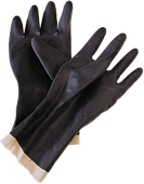 Перчатки латексные КЩС ТИП II (АЗРИ) 0,35 мм цв. черный