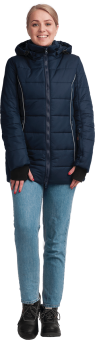 картинка Куртка утепленная ФЬЮЖЕН женская цв. темно-синий от магазина ПРОФИ+