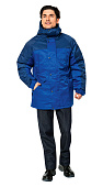 Куртка утепленная РУССКАЯ АЛЯСКА мужская цв. василек с темно-синим