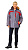 Куртка утепленная ЛЕДИ СПЕЦ женская цв.серый с красным
