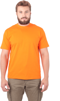 картинка Футболка мужская Х/Б 160 г/м2 к/рукав цв. оранжевый от магазина ПРОФИ+