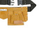картинка Сумка для инструмента поясная кожаная с 11 карманами от магазина ПРОФИ+