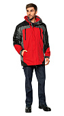 Куртка демисезонная ФРИСТАЙЛ трансформер 2 в 1, цв. красный с черным